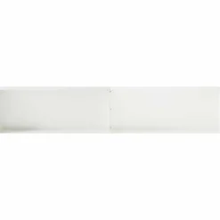 vidaXL Keerwand 4 st 100 x 12 x 30 cm Staal Wit