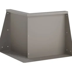 vidaXL Keerwand 2 st 50 x 50 x 30 cm weervast staal Roestkleurig