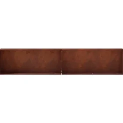 vidaXL Keerwand 6 st 100 x 12 x 30 cm weervast staal Roestkleurig