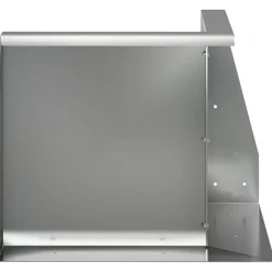 vidaXL Keerwand 50 x 50 x 40 cm Gegalvaniseerd staal zilver