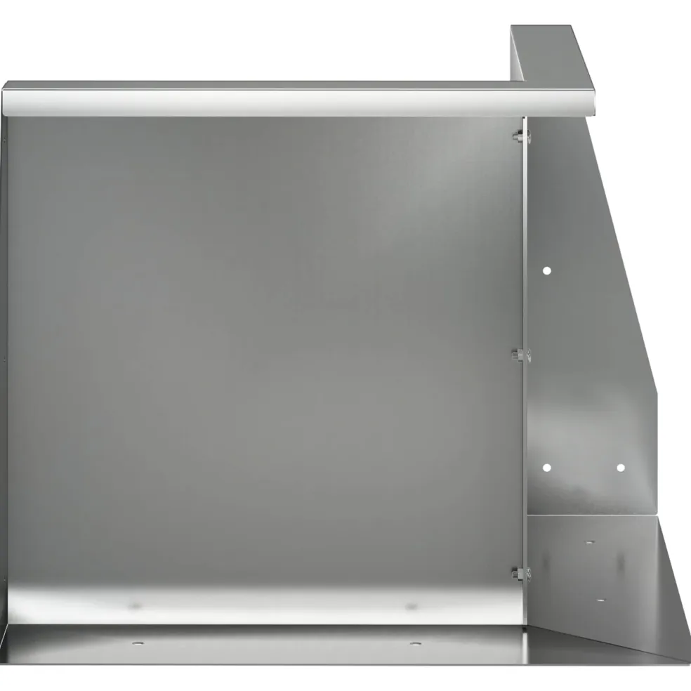 vidaXL Keerwand 50 x 50 x 40 cm Gegalvaniseerd staal zilver