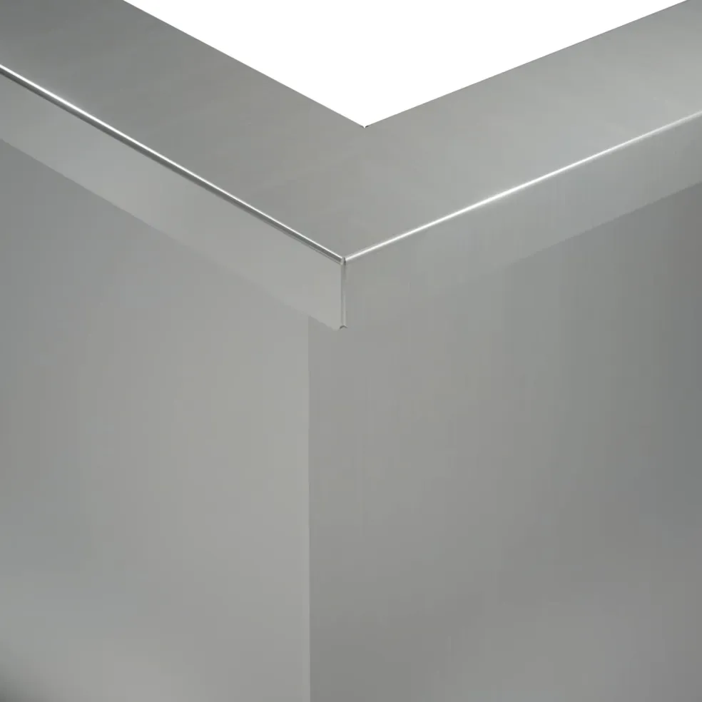 vidaXL Keerwand 50 x 50 x 40 cm Gegalvaniseerd staal zilver