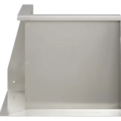 vidaXL Keerwand 50 x 50 x 30 cm Roestvrij staal zilver