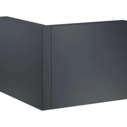 vidaXL Keerwand 50 x 50 x 30 cm Staal Antraciet