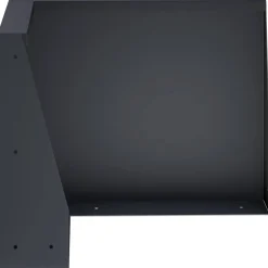 vidaXL Keerwand 50 x 50 x 30 cm Staal Antraciet
