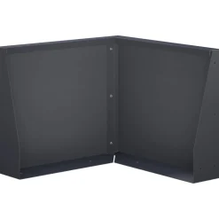 vidaXL Keerwand 50 x 50 x 30 cm Staal Antraciet