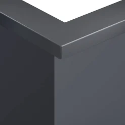 vidaXL Keerwand 50 x 50 x 30 cm Staal Antraciet