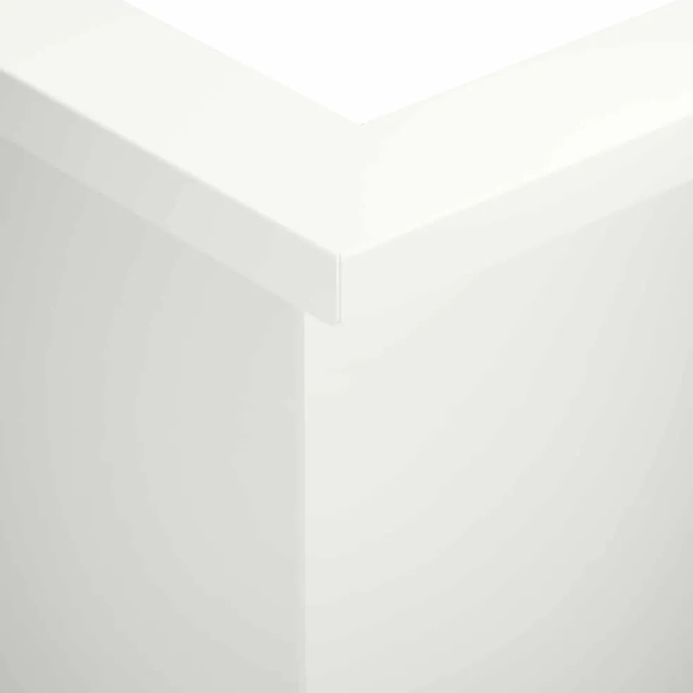 vidaXL Keerwand 50 x 50 x 30 cm Staal Wit