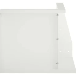 vidaXL Keerwand 50 x 50 x 30 cm Staal Wit