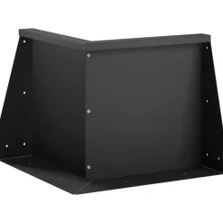 vidaXL Keerwand 50 x 50 x 30 cm Staal Zwart