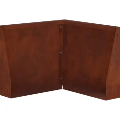 vidaXL Keerwand 50 x 50 x 30 cm weervast staal Roestkleurig