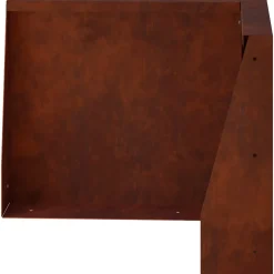 vidaXL Keerwand 50 x 50 x 30 cm weervast staal Roestkleurig