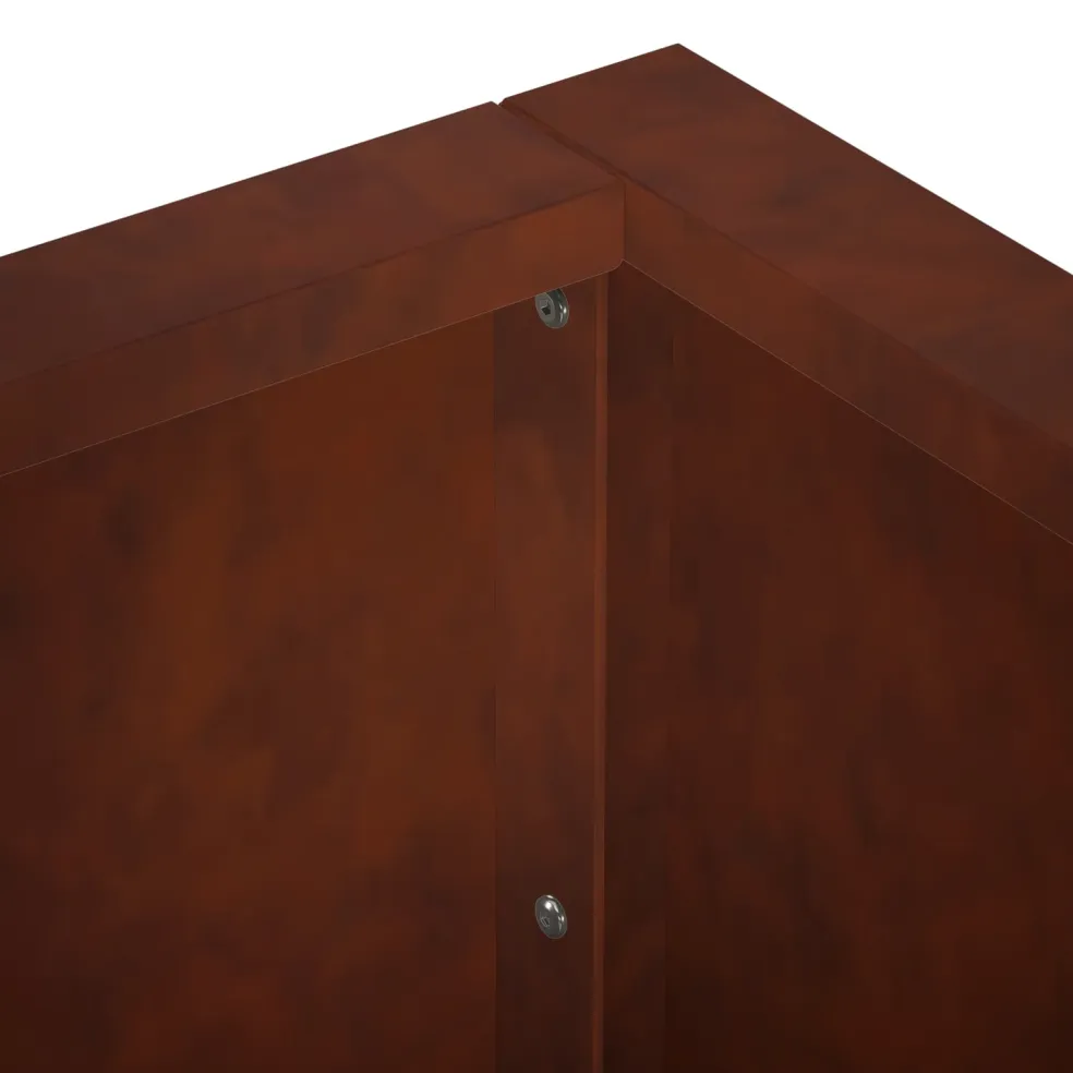 vidaXL Keerwand 50 x 50 x 30 cm weervast staal Roestkleurig