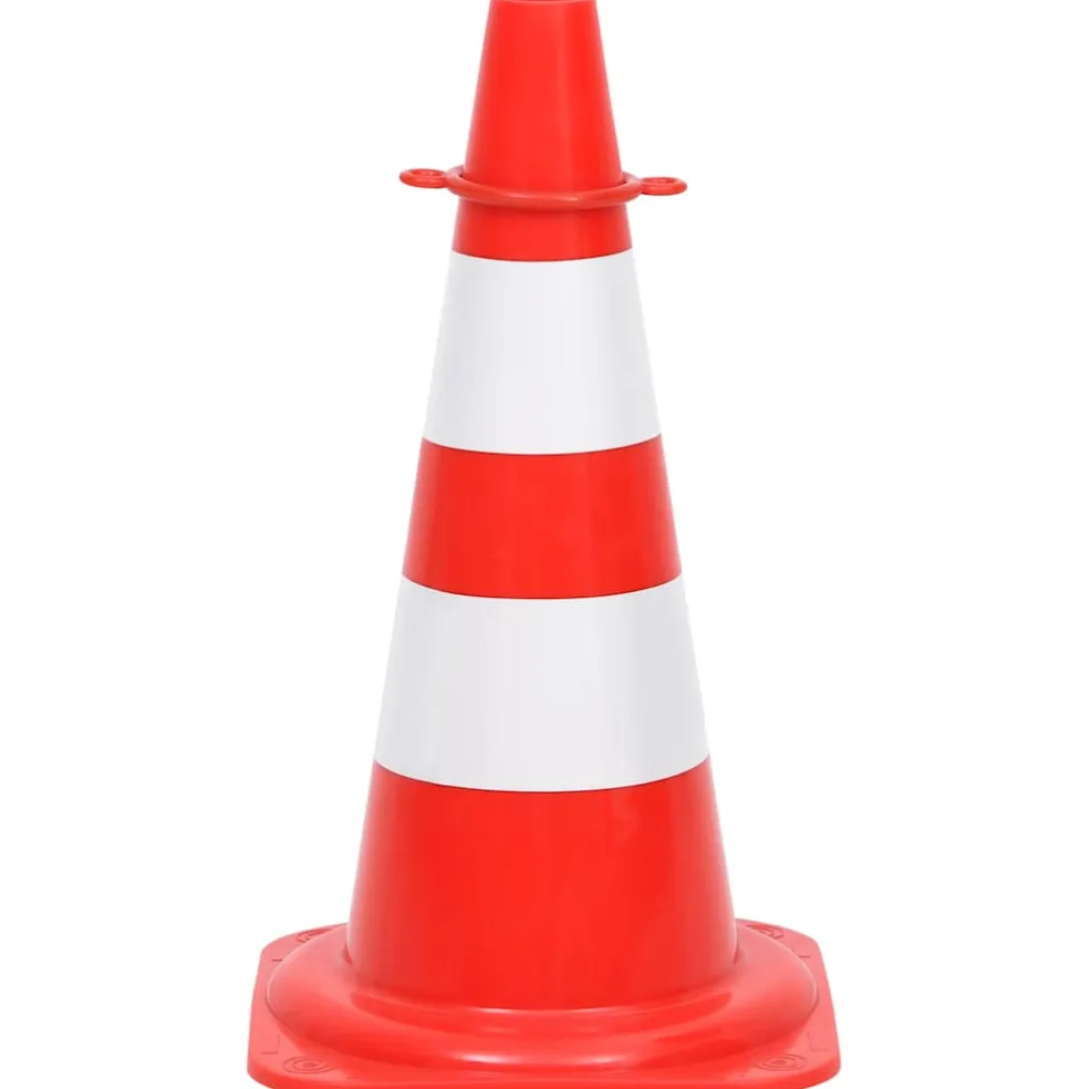vidaXL Kegelset met ketting 10 m rood en wit
