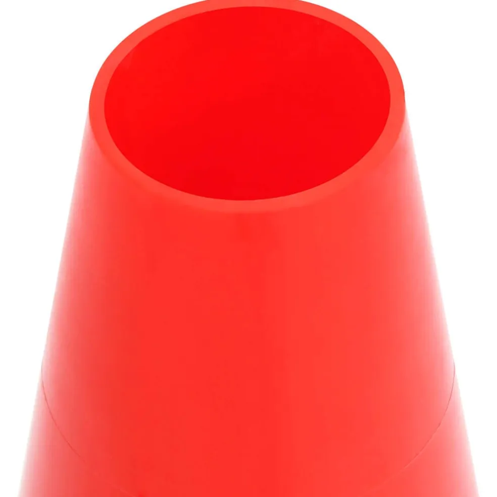 vidaXL Kegelset met ketting 10 m rood en wit