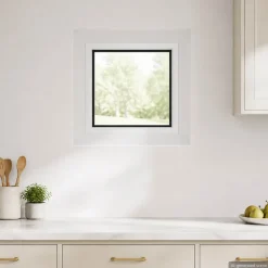 vidaXL Kelderraam interne kleur wit RISOR 30 x 30 cm