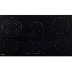 vidaXL Keramische kookplaat 5 kookzones aanraakbediening 8500 W 77 cm