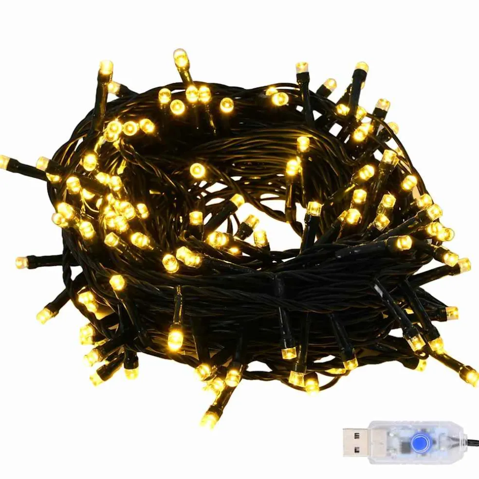 vidaXL Kerstbal Set 61 st 150 LED's Warmwit Ø 6 cm