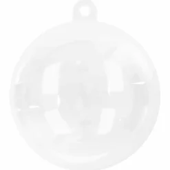 vidaXL Kerstbal Set 50 st Transparant Ø 5 cm Kunststof