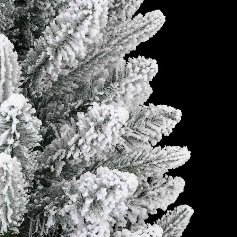 vidaXL Kerstbomen Warmwit PVC en Plastic en Staal en PE