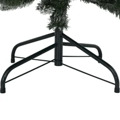 vidaXL Kerstbomen Warmwit PVC en Plastic en Staal en PE