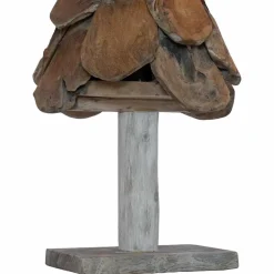 vidaXL Kerstboom Bruin 91 cm Massief teakhout