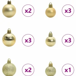 vidaXL Kerstboom met 150 LED met standaard Groen 65 cm PE