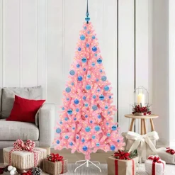 vidaXL Kerstboom Roze 180 cm PVC