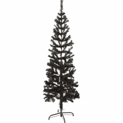vidaXL Kerstboom smal 150 cm zwart