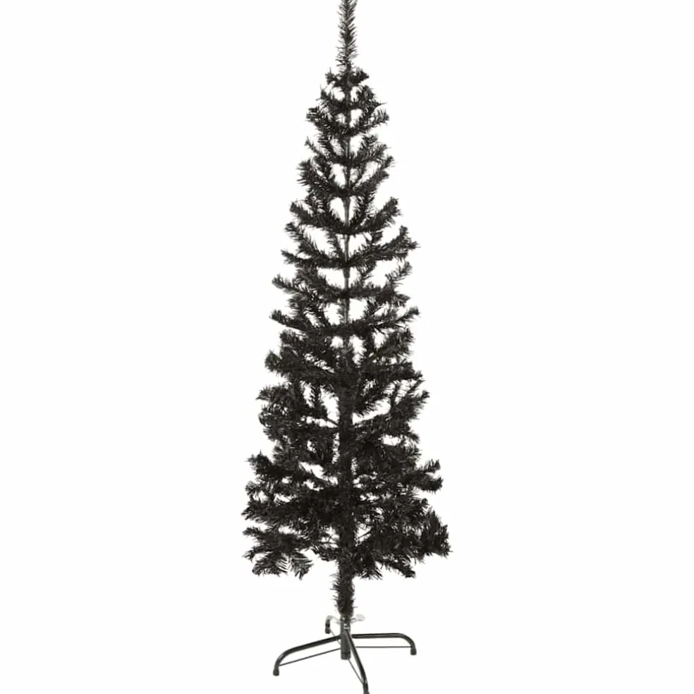 vidaXL Kerstboom smal 150 cm zwart