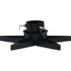 vidaXL Kerstboomstandaard 47x47x13,5 cm zwart