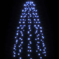vidaXL Kerstboomverlichting met 150 LED's blauw net 150 cm