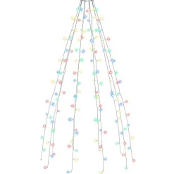 vidaXL Kerstboomverlichting met 150 LED's meerkleurig net 150 cm