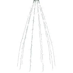 vidaXL Kerstboomverlichting met 150 LED's koudwit net 150 cm