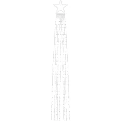 vidaXL Kerstboomverlichting 320 warmwitte LED's 375 cm
