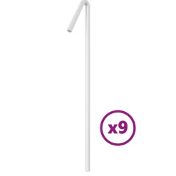 vidaXL Kerstboomverlichting 320 warmwitte LED's 375 cm