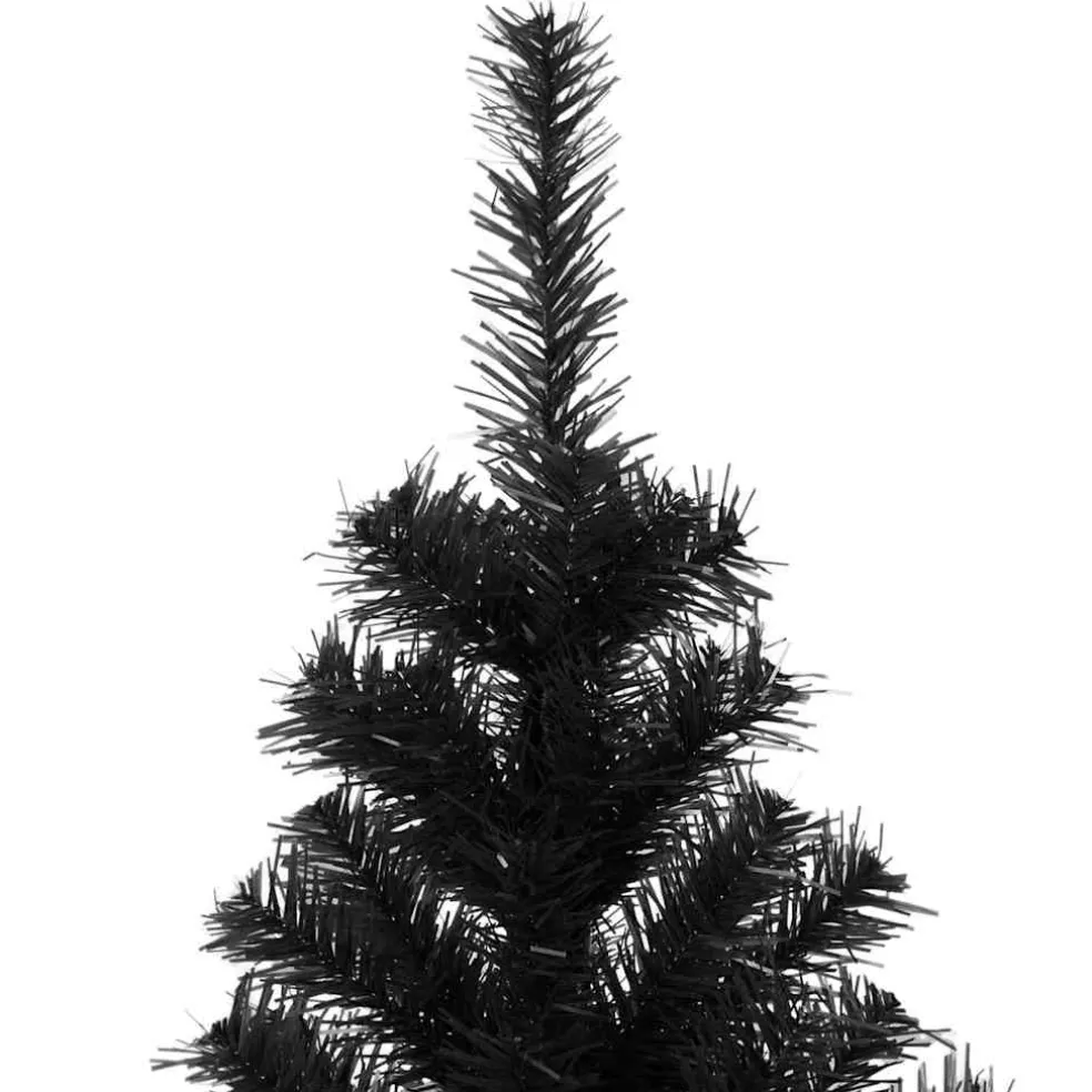 vidaXL Kerstboom Zwart 180 cm PVC