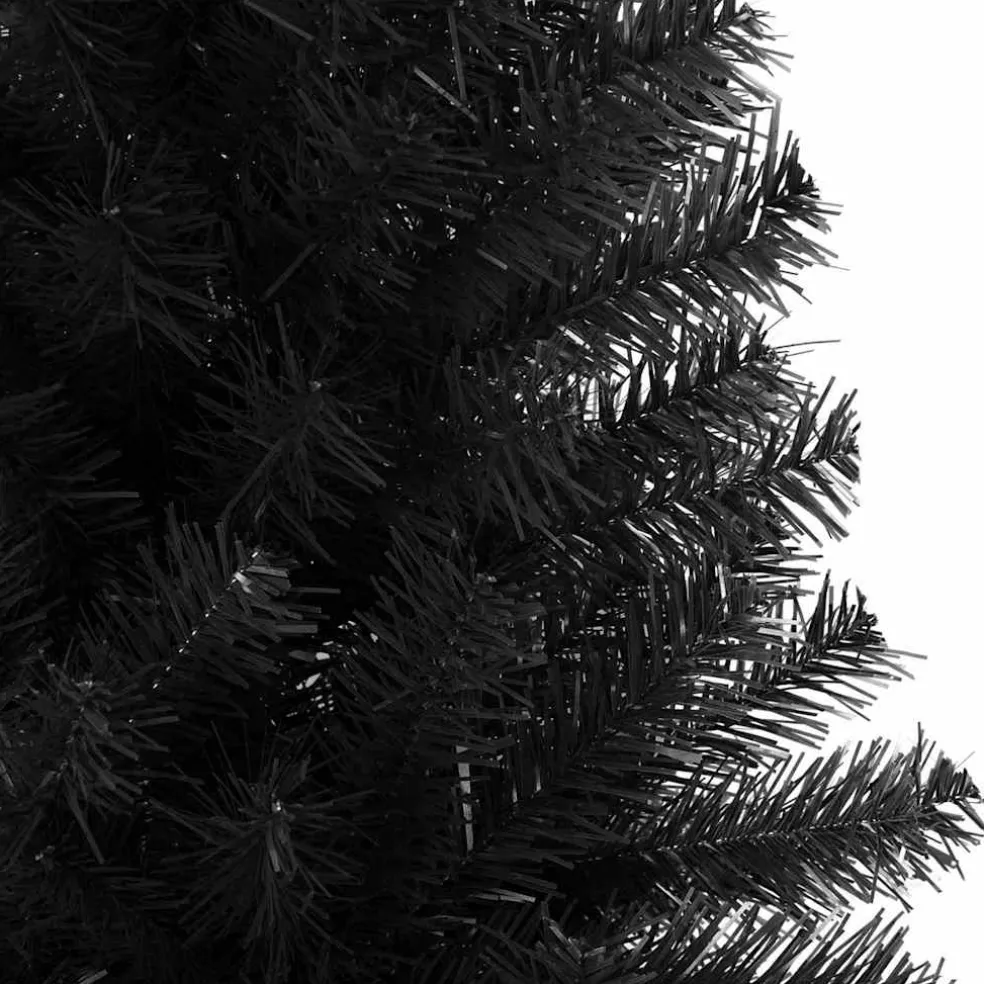 vidaXL Kerstboom Zwart 180 cm PVC