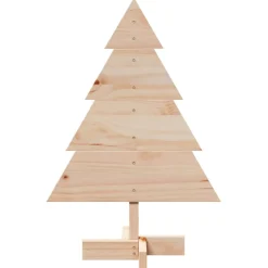 vidaXL Kerstdecoratie kerstboom 70 cm massief hout