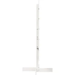vidaXL Kerstdecoratie kerstboom 120 cm massief grenenhout wit