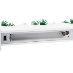 vidaXL Kerst Kaars Brug 7 LED's Warmwit 39.5 x 5 x 29 cm