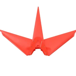 vidaXL Kerstlampen met grondpin en LED's 3 st 35 cm rood