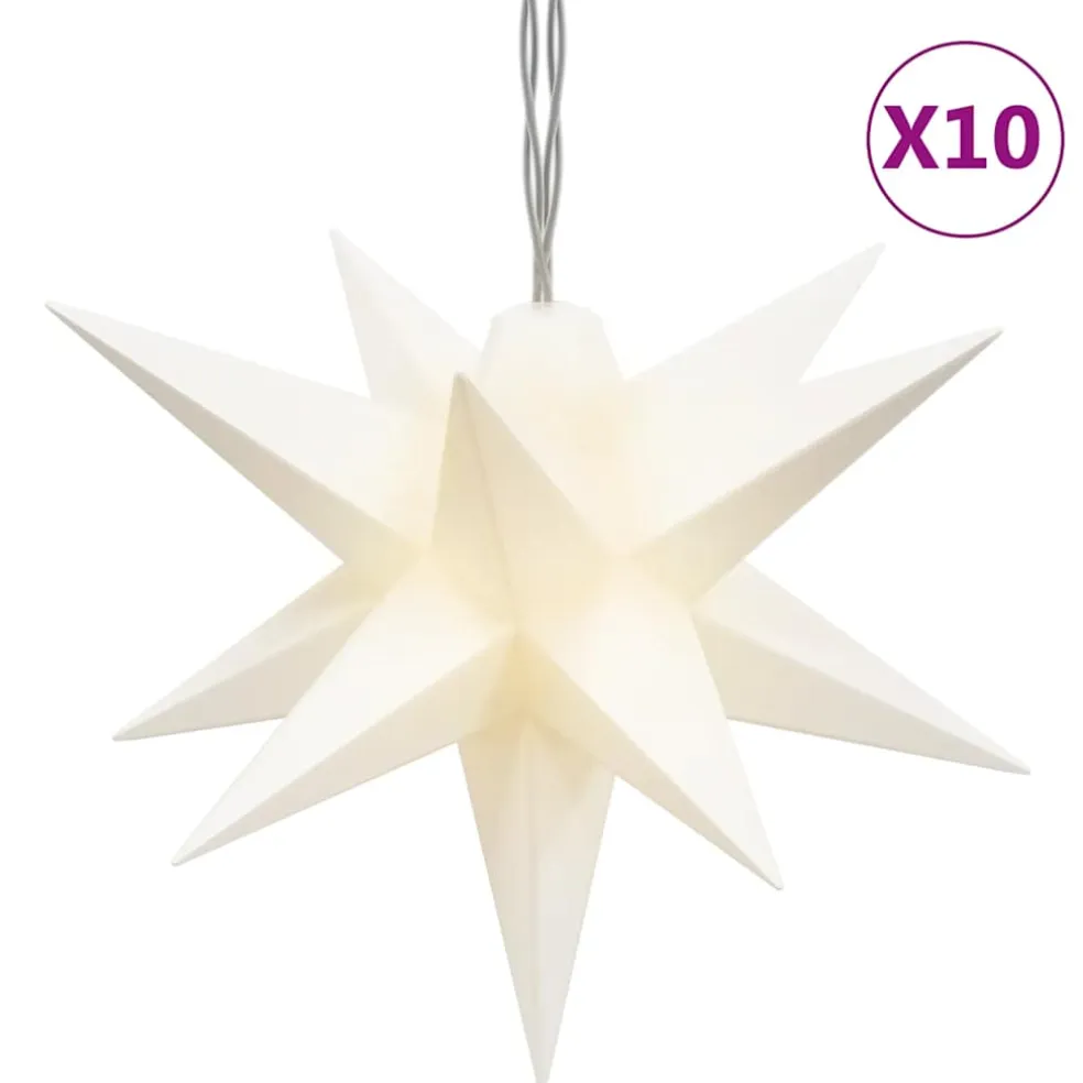 vidaXL Kerstlamp 10 LED's 10 cm wit