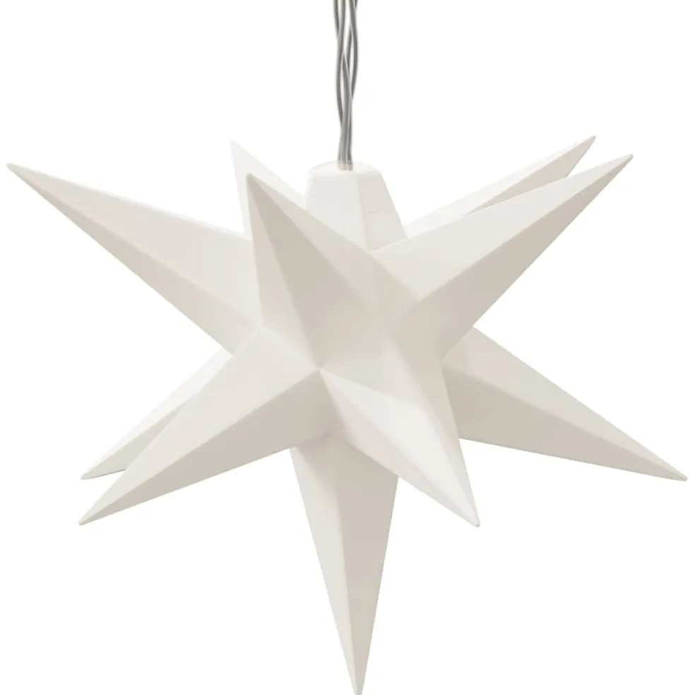 vidaXL Kerstlamp 10 LED's 10 cm wit