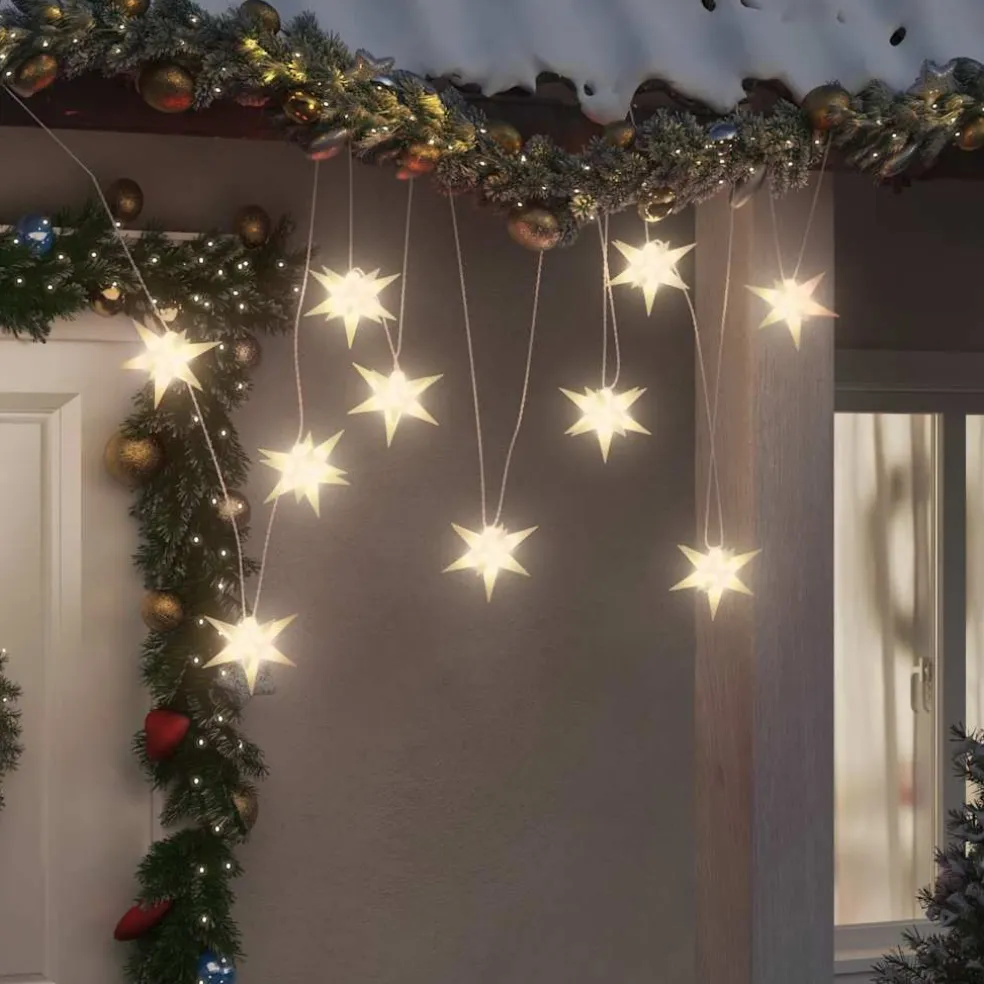 vidaXL Kerstlamp 10 LED's 10 cm wit