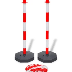 vidaXL Kettingpalenset met kunststof ketting 10 m