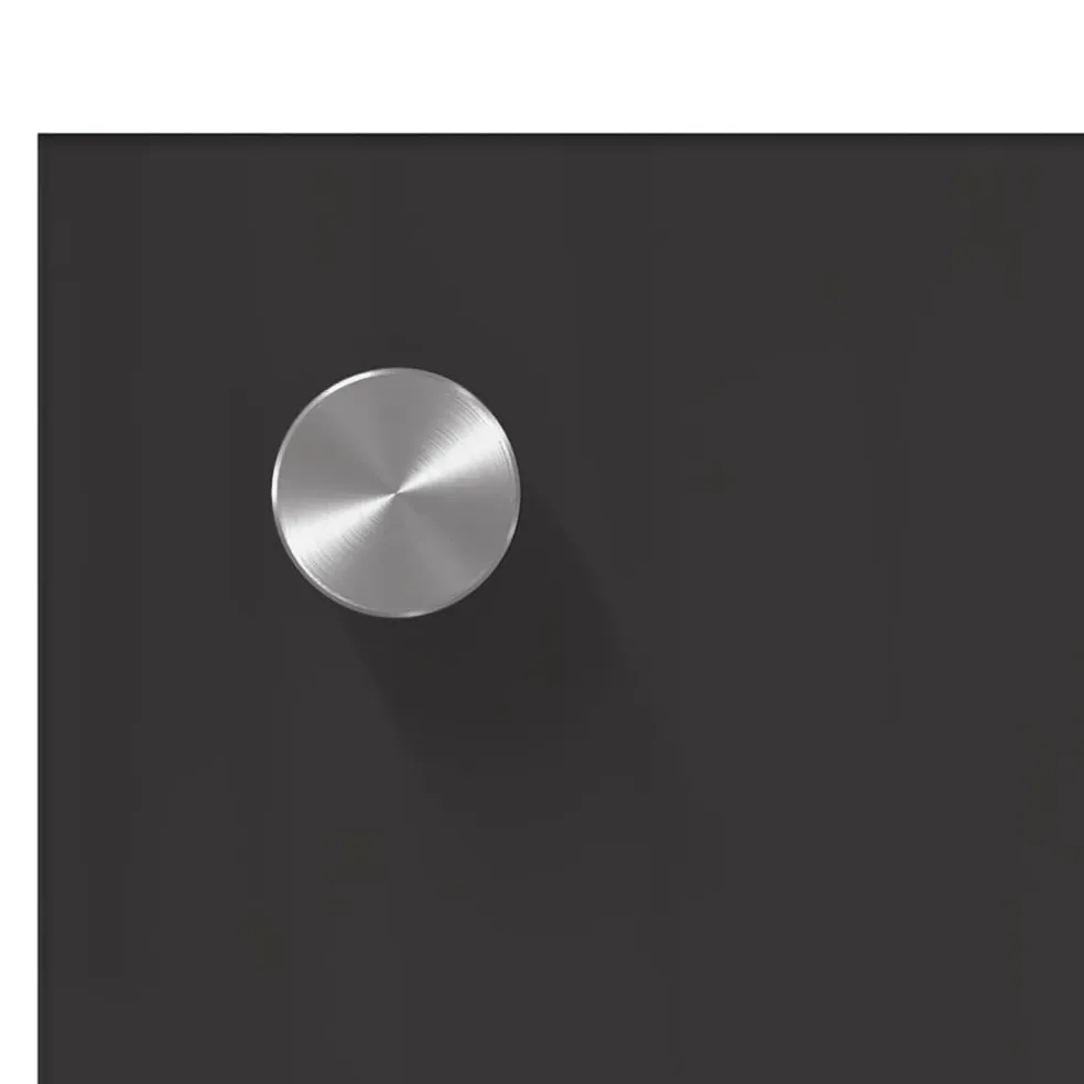 vidaXL Keukenachterwand 2 st Donkergrijs 70 x 40 cm gehard glas