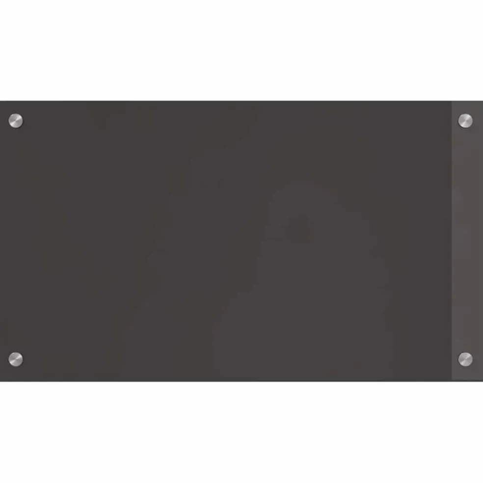 vidaXL Keukenachterwand 2 st Donkergrijs 70 x 40 cm gehard glas