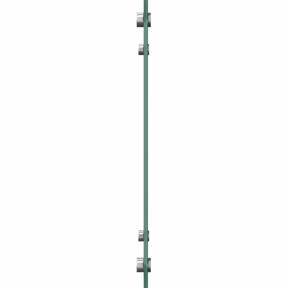 vidaXL Keukenachterwand 2 st Donkergrijs 70 x 40 cm gehard glas