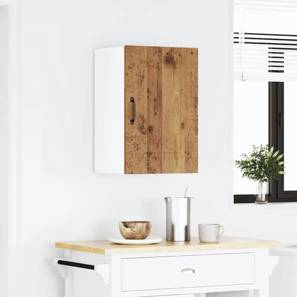 vidaXL Keukenbovenkast Kalmar bewerkt hout oud houtkleurig